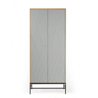 Mia drabužių spinta (pilka) Mia drabužių spinta (pilka)